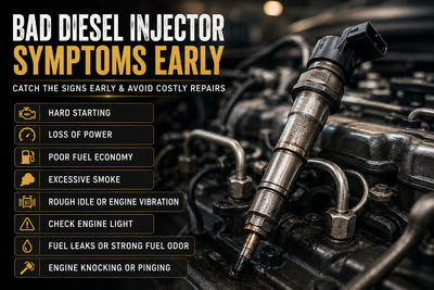 How to Spot Bad Diesel Injector Symptoms Early